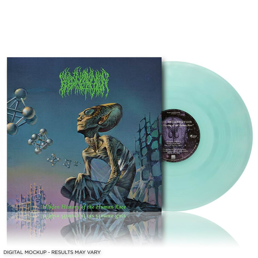 Blood Incantation - Hidden History of the Human Race. Coke Bottle Green LP